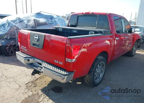2006 Nissan Titan Se из США, поврежденный, VIN 1N6BA07A26N559773